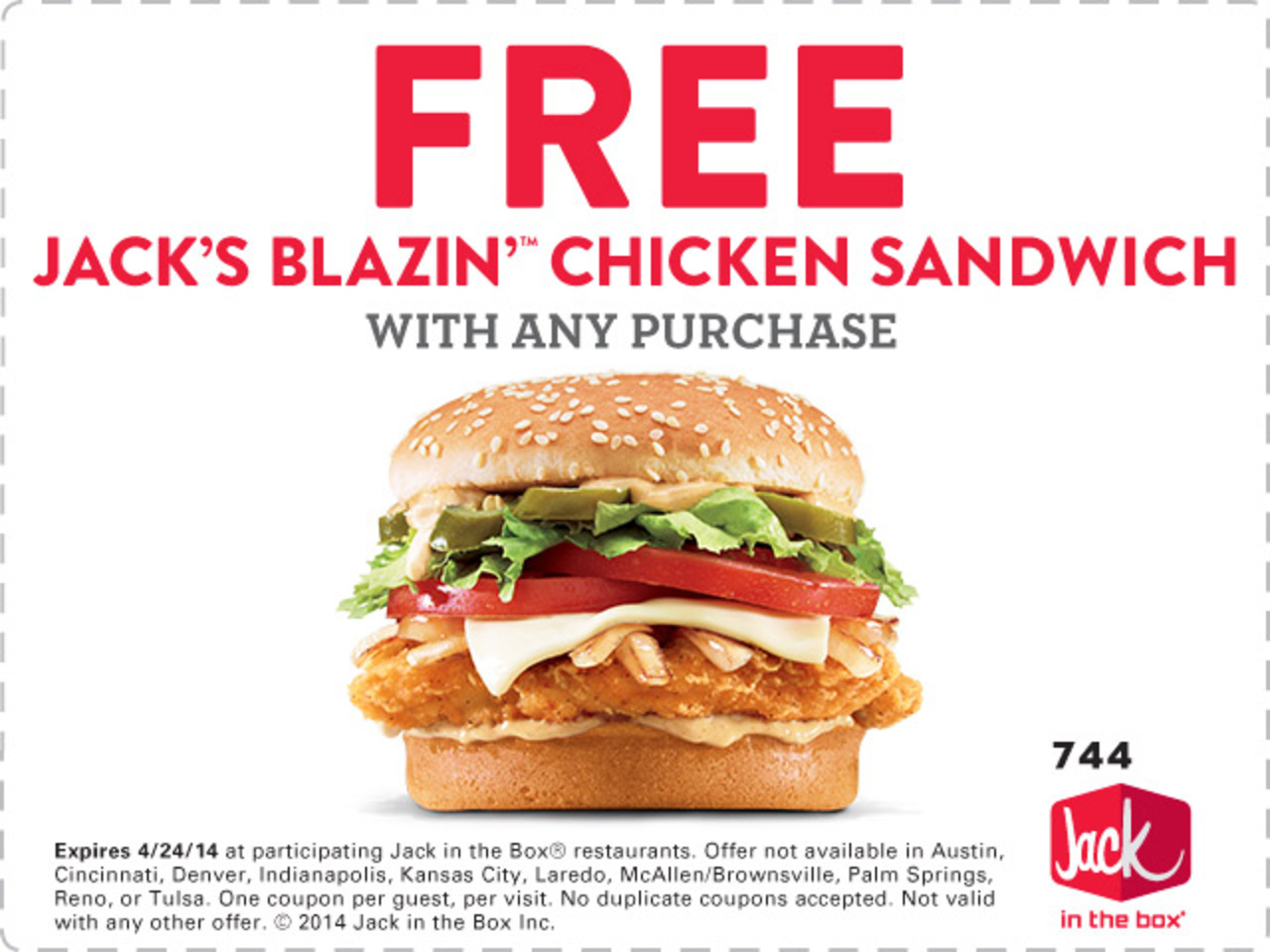 Get a Free Sandwich from Jack in the Box! | Natalie!